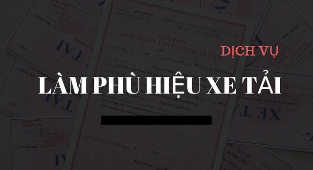 Phù hiệu xe tải giả