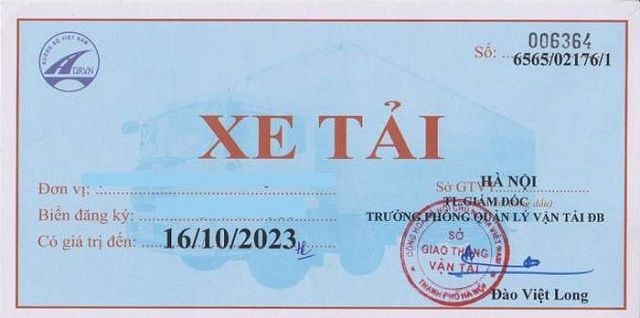 phù hiệu xe tải uy tín vcomcar
