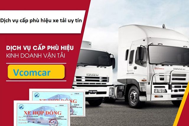 Phù hiệu xe tải vcomcar