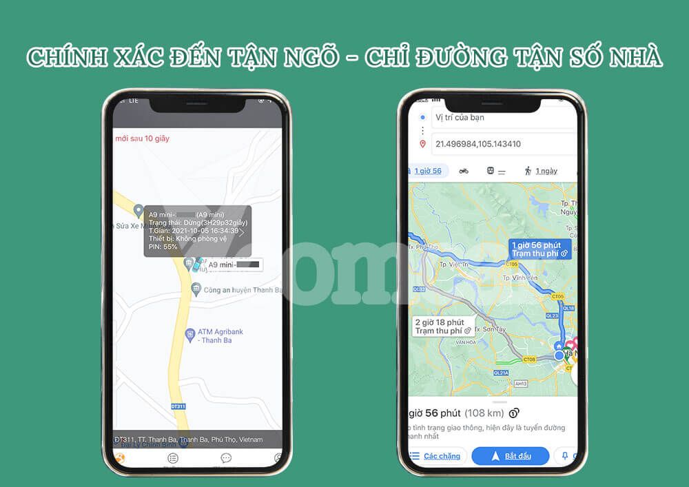định vị điện thoại