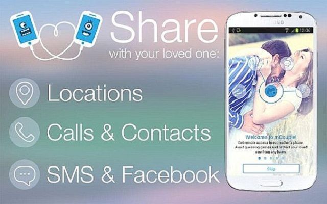 Phần mềm theo dõi, định vị điện thoại mCouple được ứng dụng nhiều hiện nay