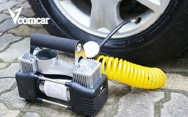 Máy bơm lốp ô tô 2 xi lanh