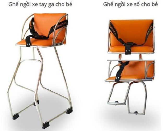 Ghế ngồi xe máy cho bé loại nào tốt và an toàn nhất hiện nay 22 Ghế ngồi xe máy Homee thích hợp cho các dòng xe tay ga và xe số
