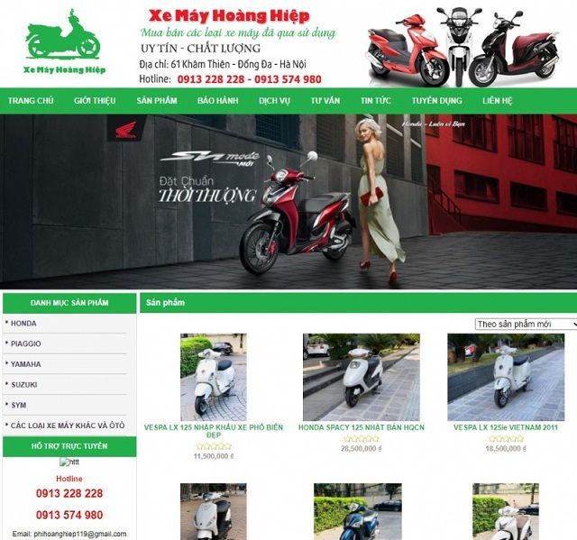 TOP 10 cửa hàng mua xe máy cũ Hà Nội uy tín chất lượng tốt nhất 32 Xe máy cũ Hà Nội Hoàng Hiệp