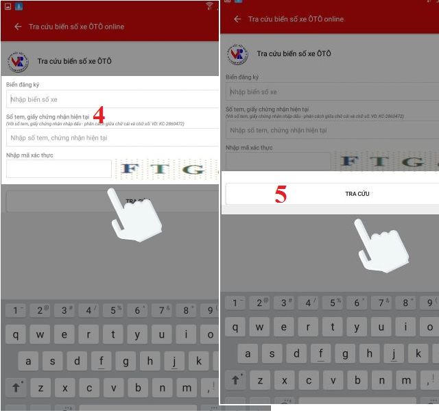 Cách tra cứu biển số xe ô tô, xe máy online nhanh chóng đơn giản 25 Nhập thông tin chính xác rồi nhấn tra cứu