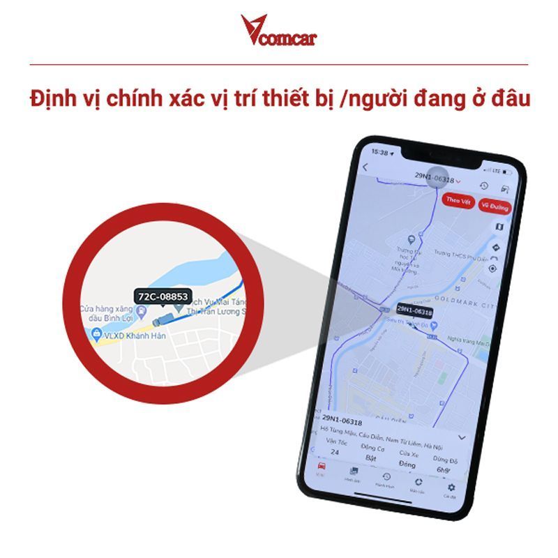 Thiết bị định vị ô tô, xe tải hãng Viettel siêu nhỏ, chip 4G giá rẻ 2 Định vị ô tô là gì