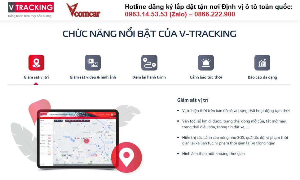 Thiết bị định vị ô tô, xe tải hãng Viettel siêu nhỏ, chip 4G giá rẻ 3 Chức năng định vị ô tô
